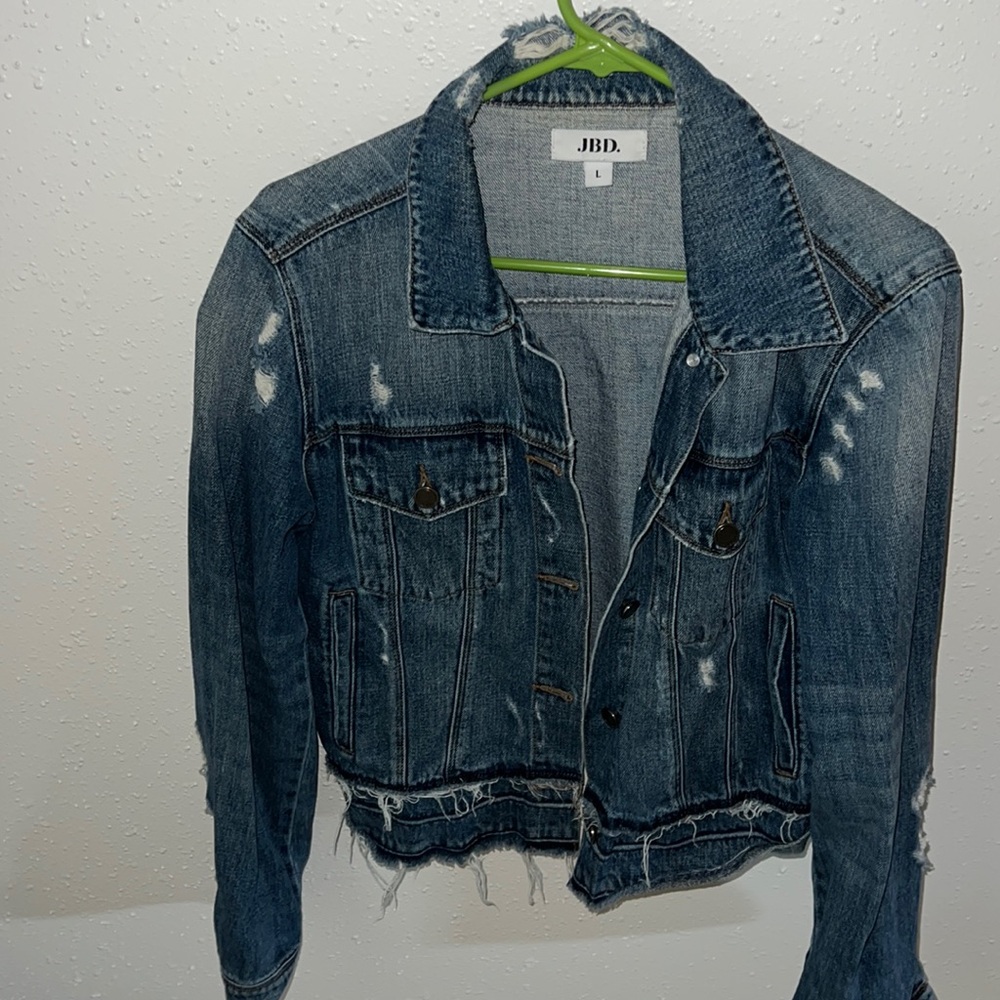 Distressed Denim Jacket